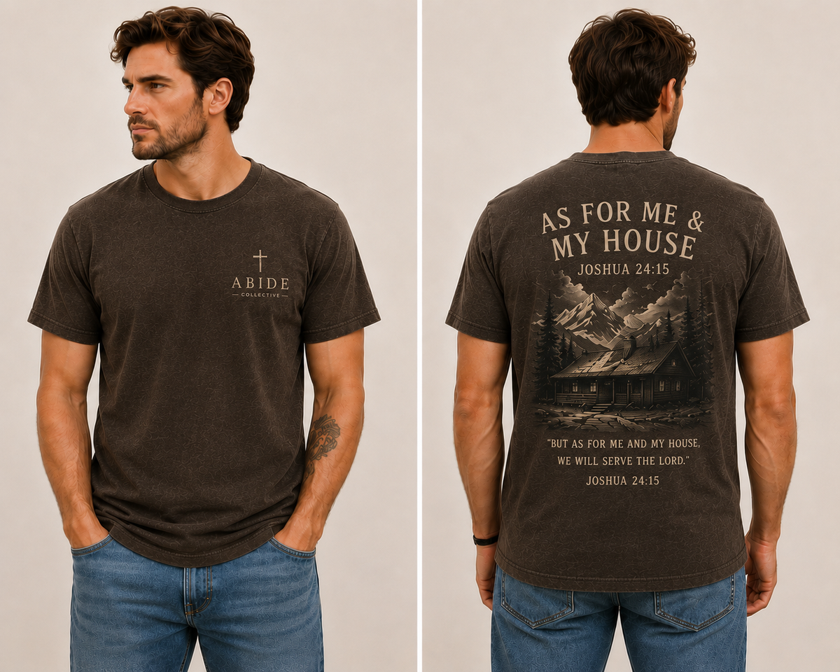 As for Me and My House Bella+Canvas T-Shirt | Abide Collective